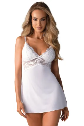 810 Babydoll & Thong White