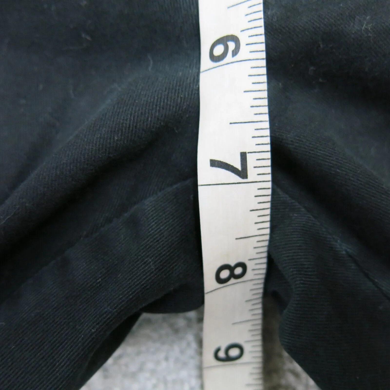 American Eagle Womens Dress Pant Stretch Slim Straight Leg 100% Cotton Black 6 R