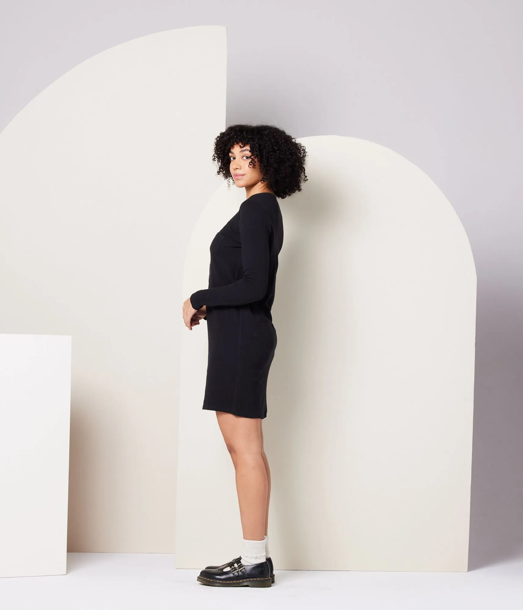 Aminah Dress in Black