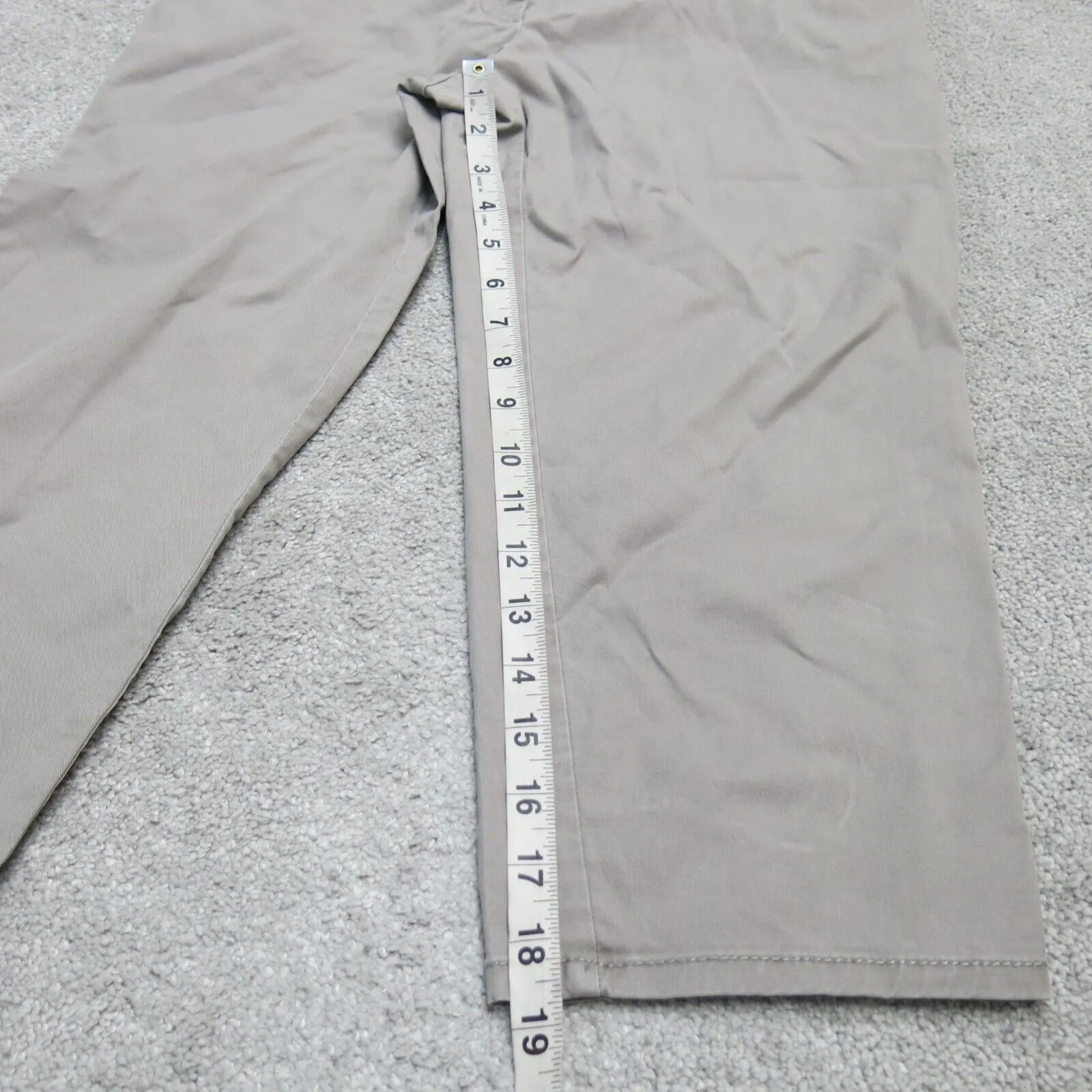 Ann Taylor Mens Slim Straight Leg Dress Pants Mid Rise Pockets Gray Size 2P
