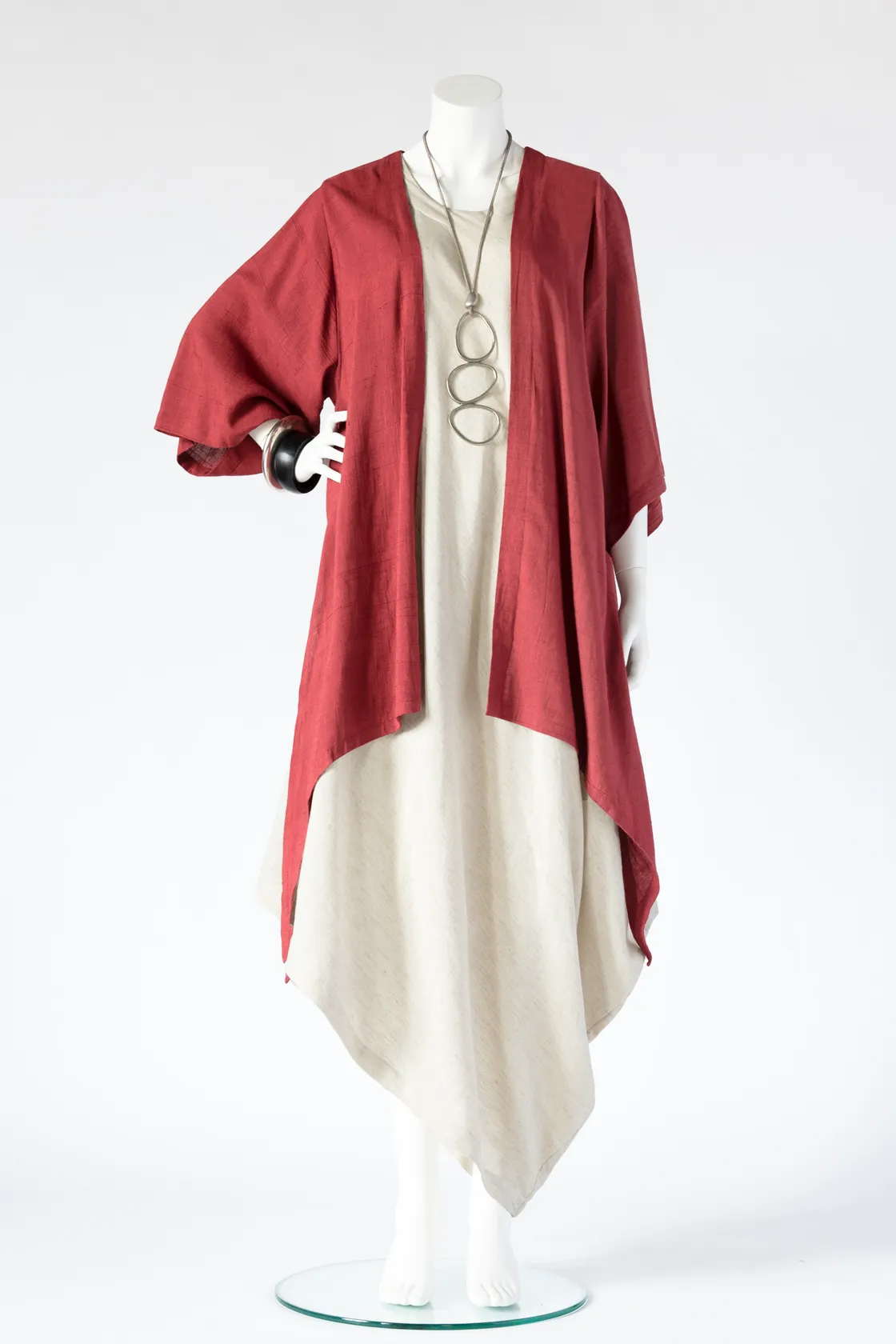 Avant Garde Dress in Natural Papyrus