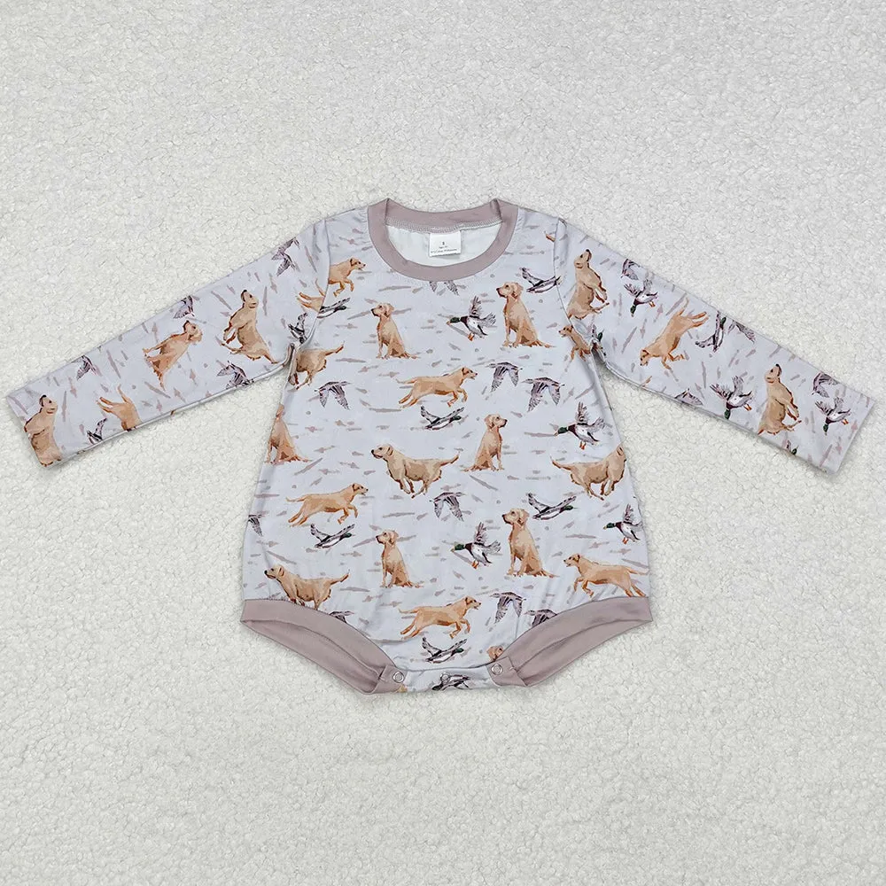 Baby Infant Boys Rompers Southern Dog Hunting Rompers LR1865