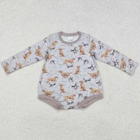 Baby Infant Boys Rompers Southern Dog Hunting Rompers LR1865