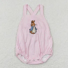 Baby Infant Girls Romper Easter Bunny Straps Rompers SR0462