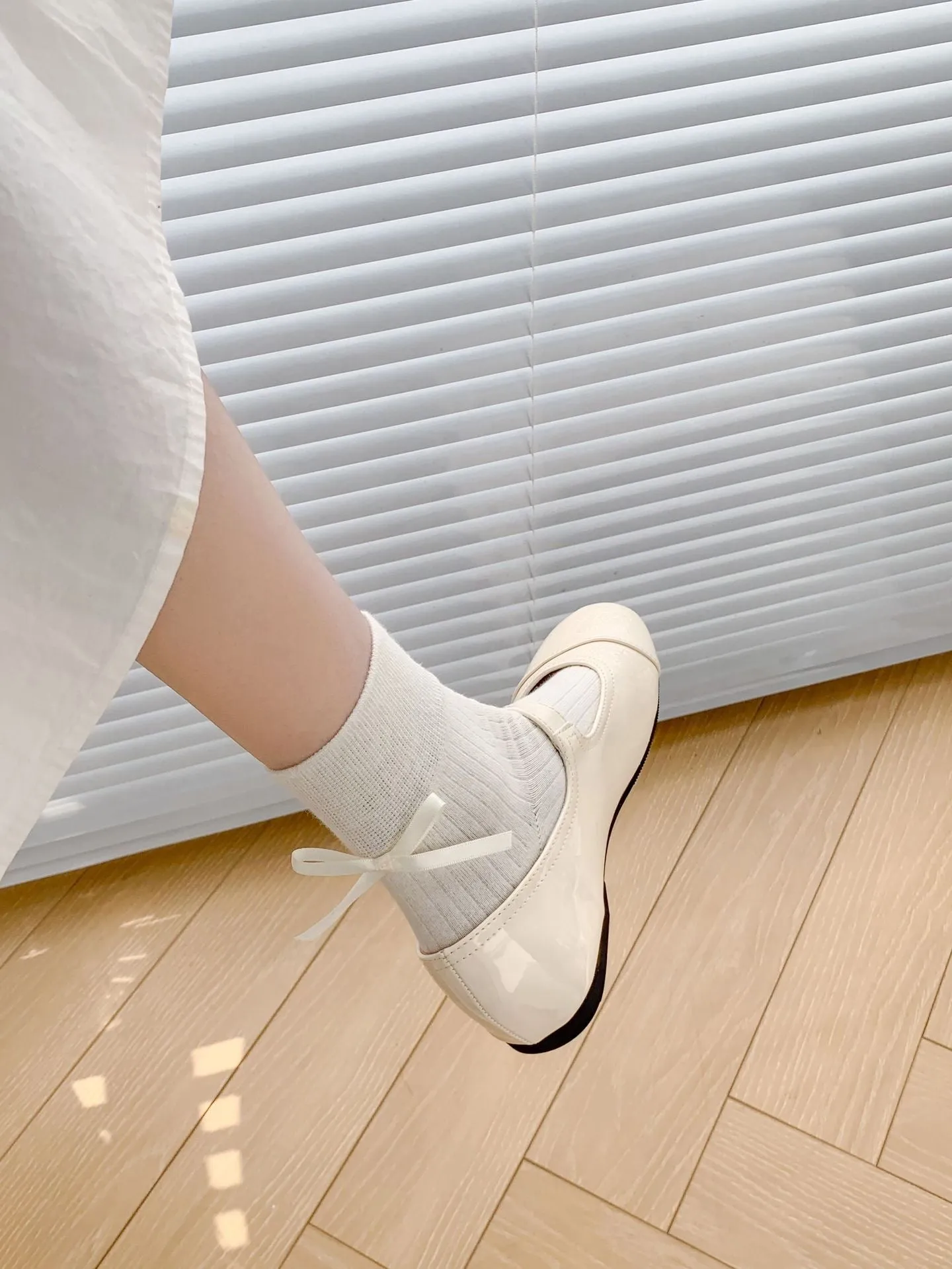 Ballerina Girls Ribbon Socks