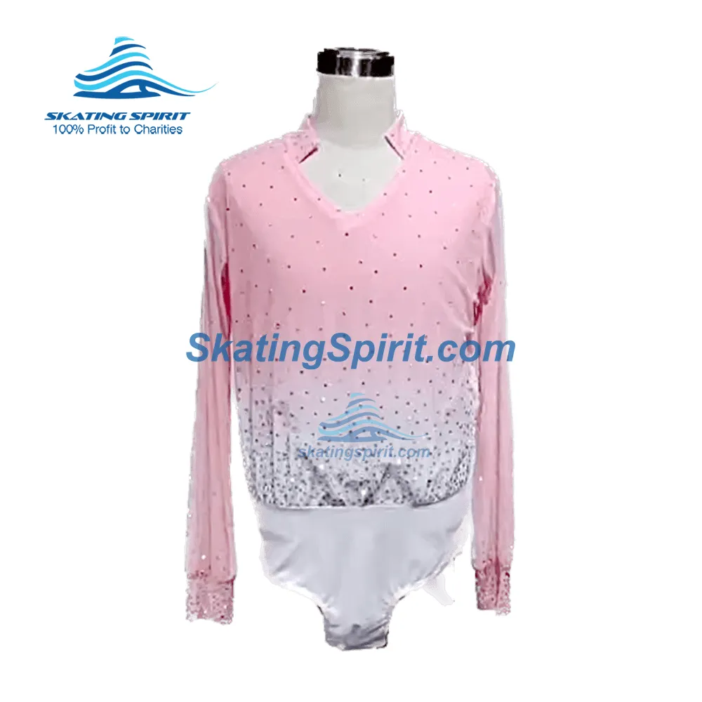 Boys/Men Figure Skating Clothes, Matching Pants Optional #M021