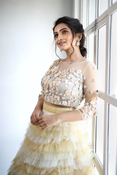 BRIDAL CROP TOP OUTFIT