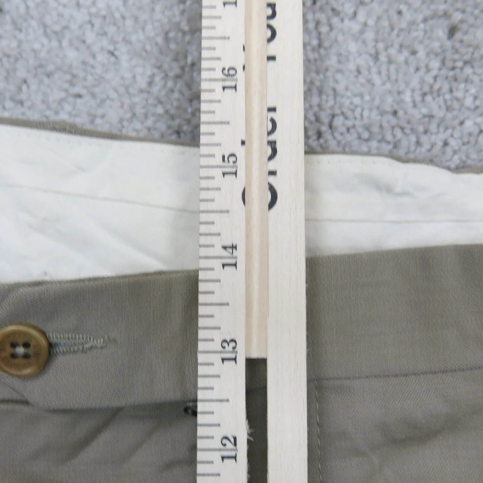 Brooks Brothers 346 Mens Dress Pant Straight Leg High Rise Clay Beige SZ W38XL32