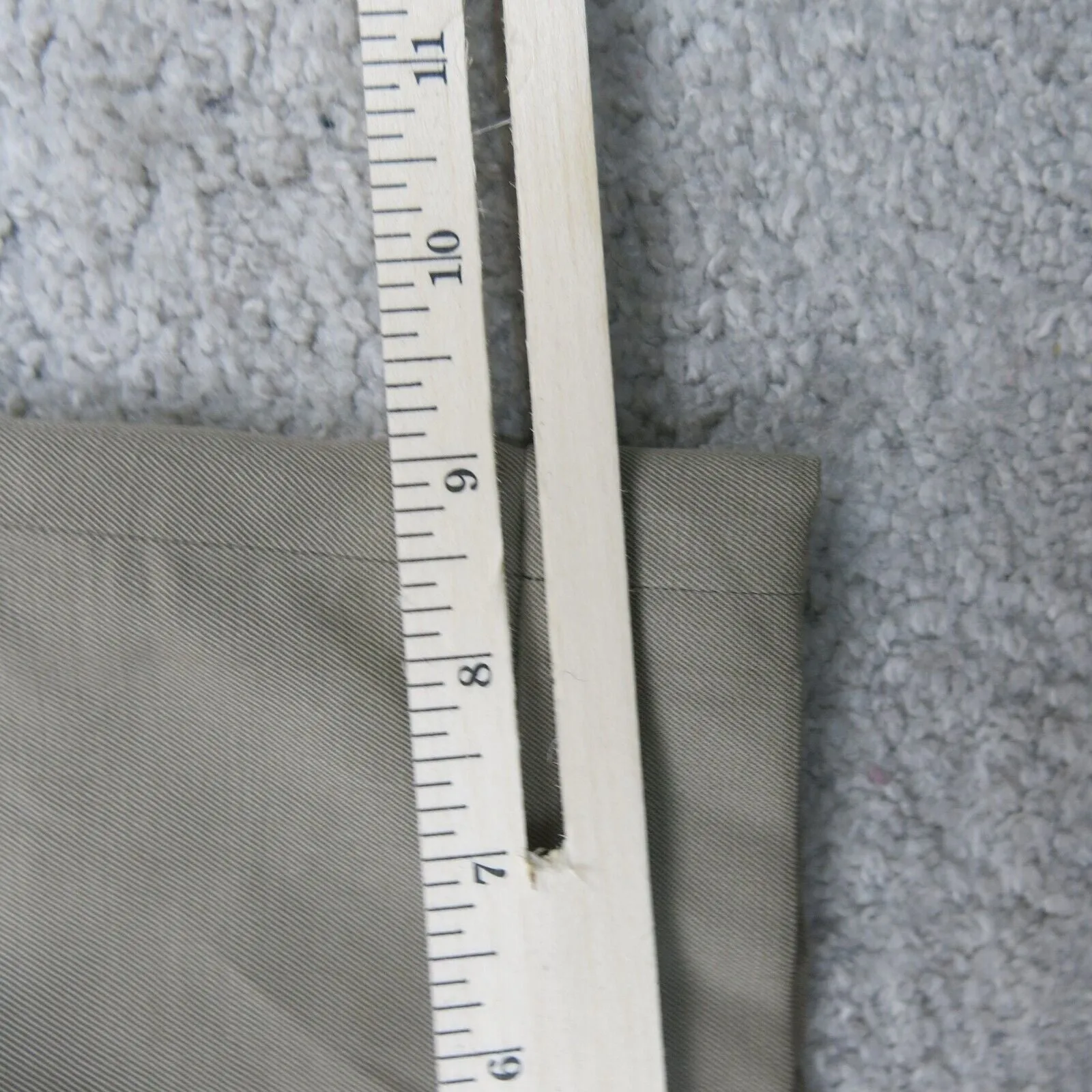 Brooks Brothers 346 Mens Dress Pant Straight Leg High Rise Clay Beige SZ W38XL32