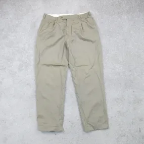 Brooks Brothers 346 Mens Dress Pant Straight Leg High Rise Clay Beige SZ W38XL32