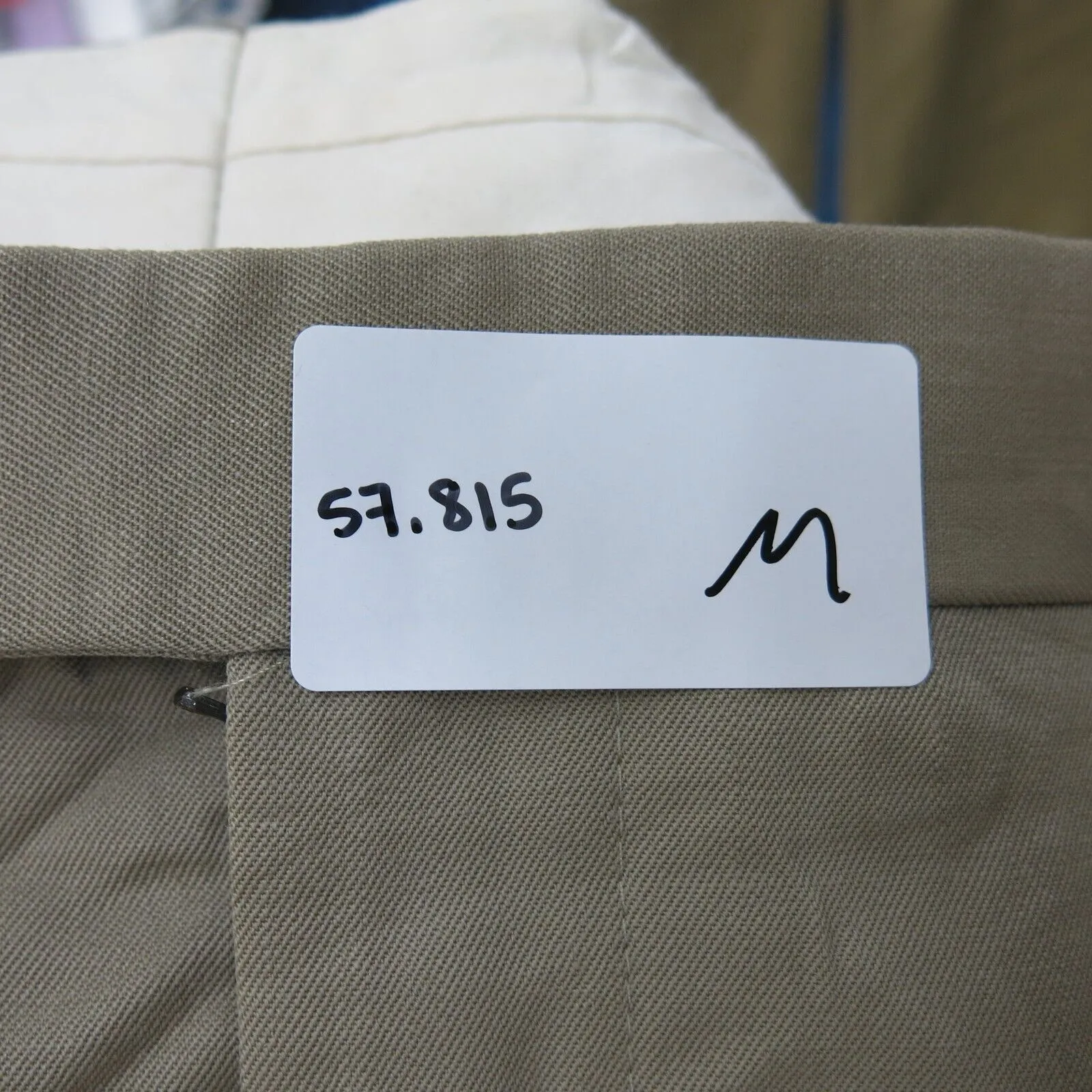 Brooks Brothers 346 Mens Dress Pant Straight Leg High Rise Clay Beige SZ W38XL32