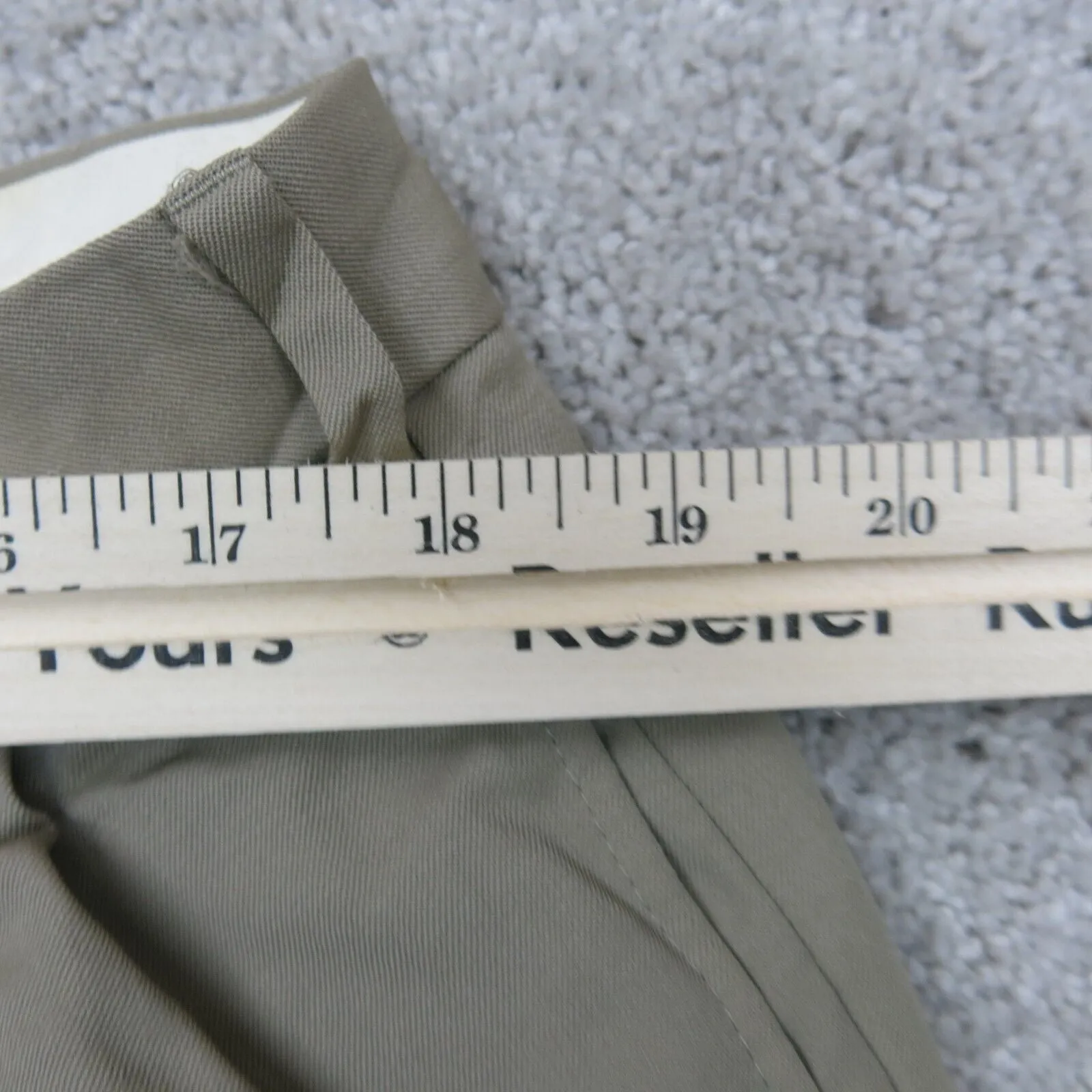 Brooks Brothers 346 Mens Dress Pant Straight Leg High Rise Clay Beige SZ W38XL32