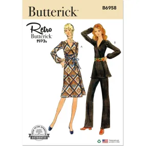 Butterick Pattern B6958 Misses' Dress, Tunic and Pants