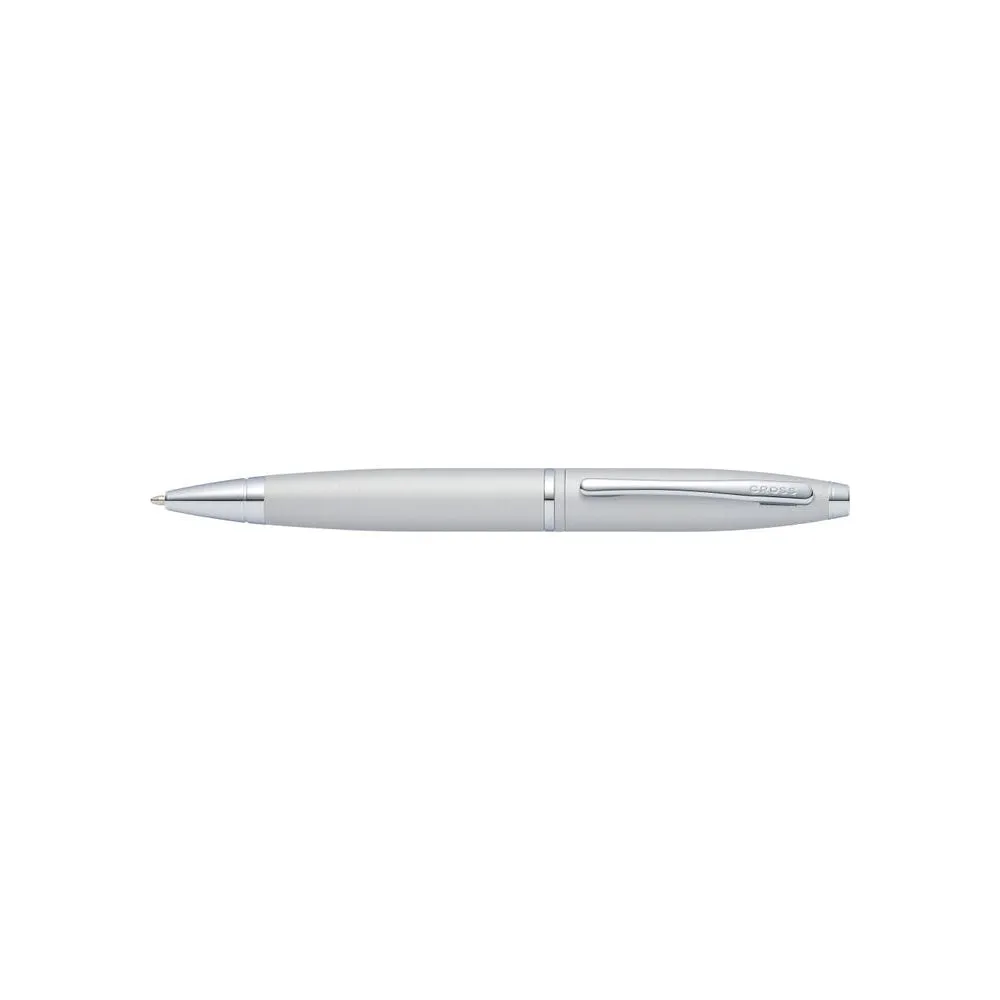 Calais Chrome Ballpoint Pen & Crimson Journal - AT0112-16/3M