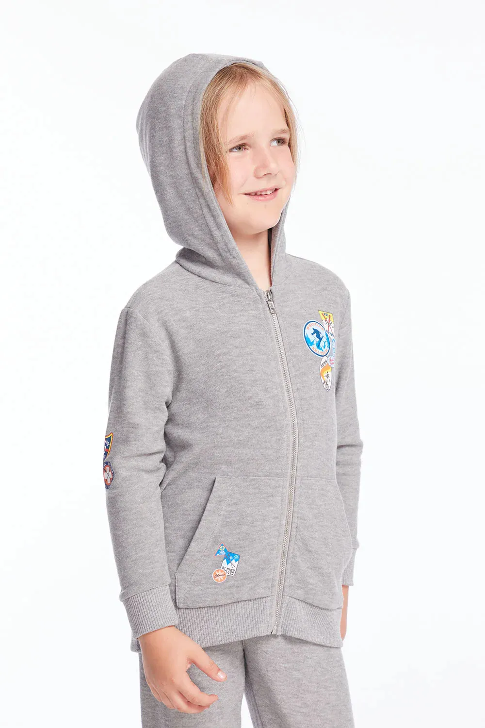 CHA Ski Patrol Patches Hoodie