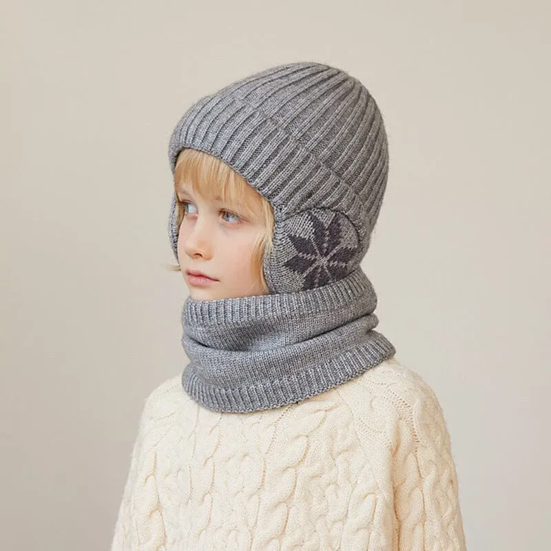 Children's Winter Fleece Scarf Suit