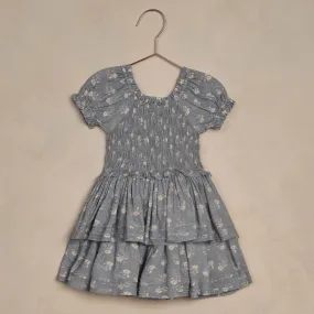 Cosette Dress | Blue Ditsy