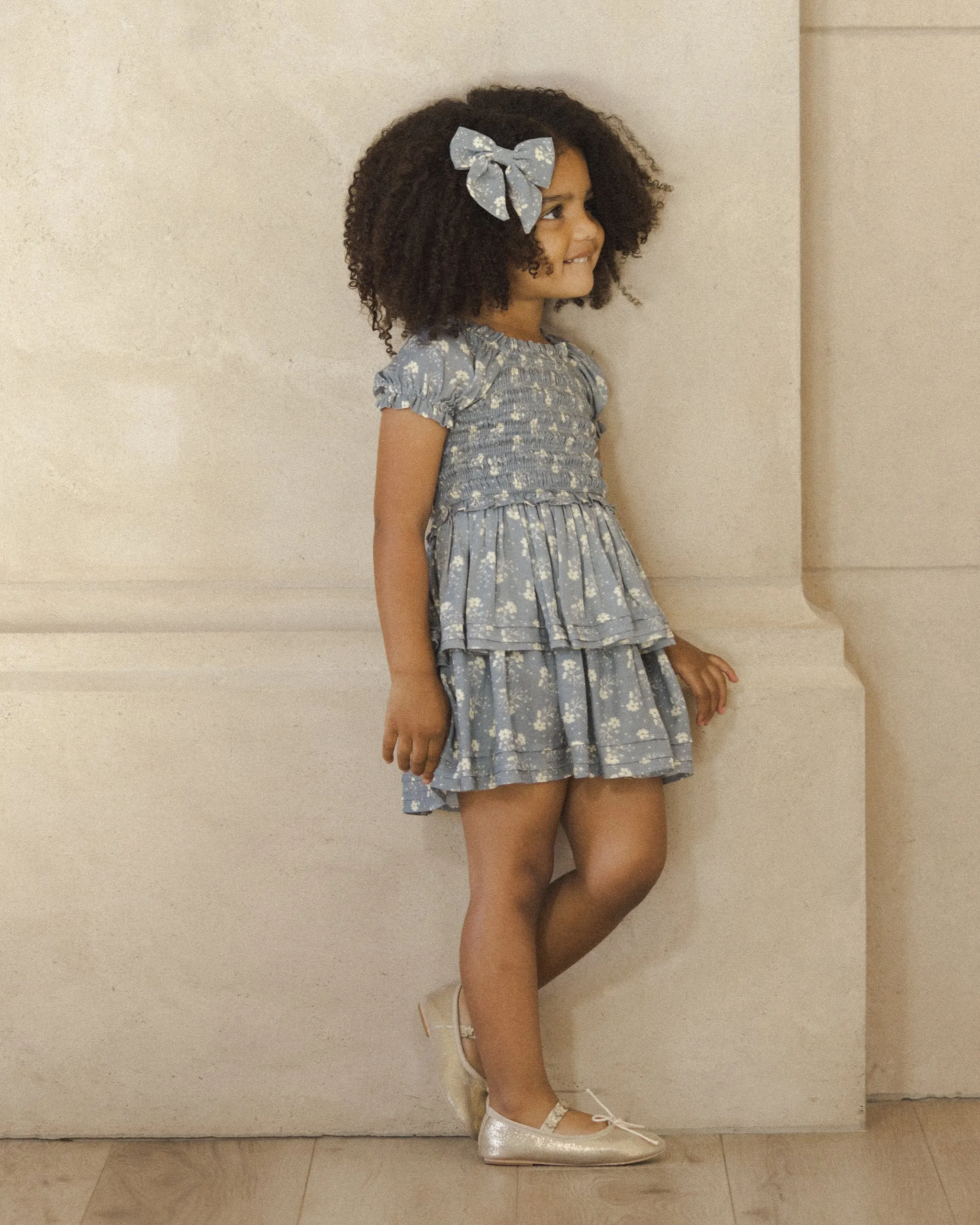 Cosette Dress | Blue Ditsy