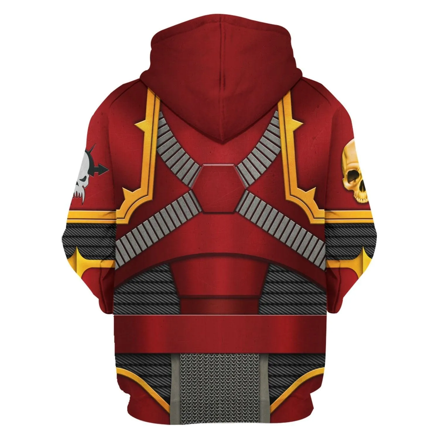 Crimson Slaughter Warband Colour Scheme Warhammer Costume Hoodie Jogger,Crimson Slaughter Warband Colour Scheme Marines Cosplay 3D Hoodie Pants, Warhammer 3D Tracksuit