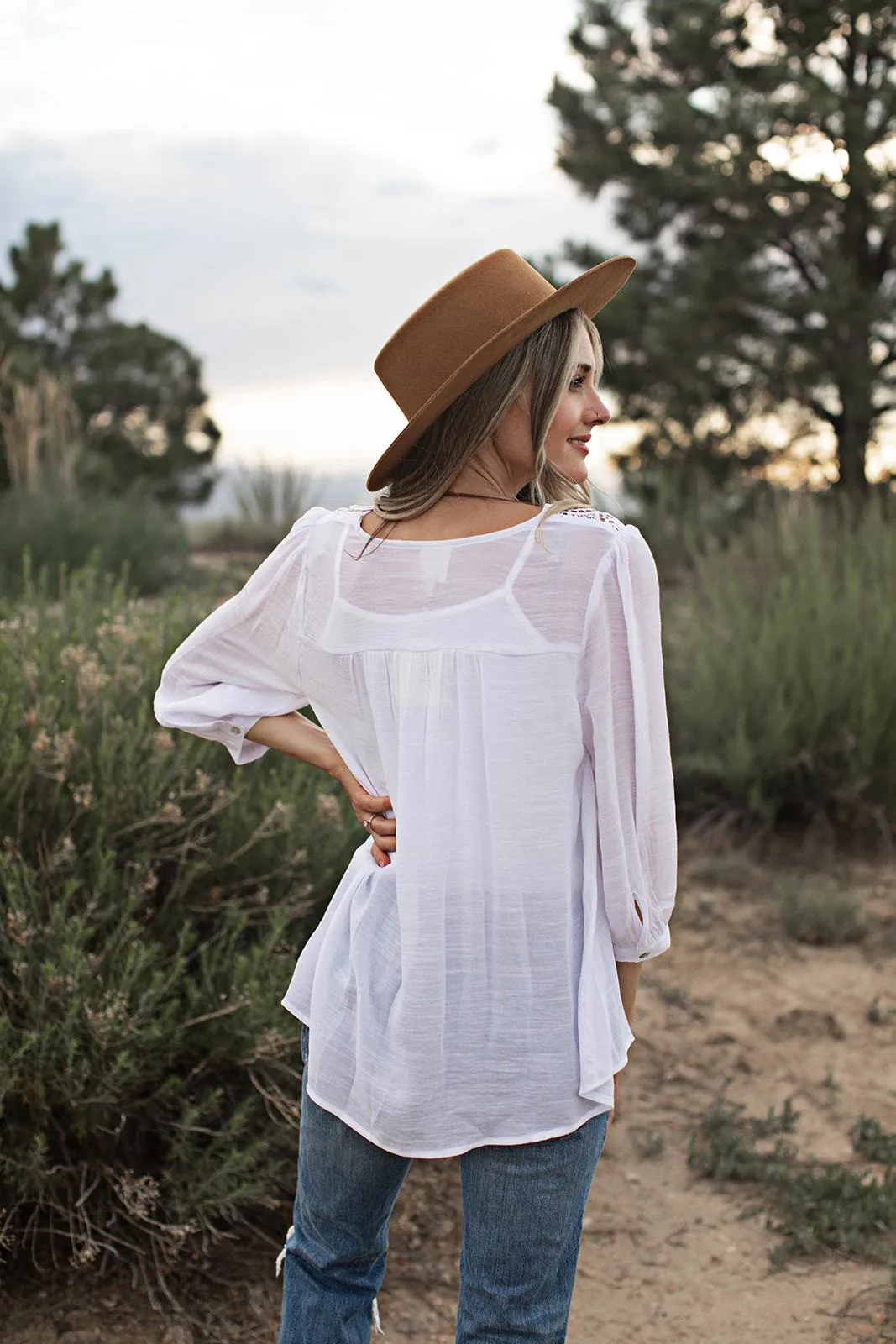 Crochet Textured Blouse