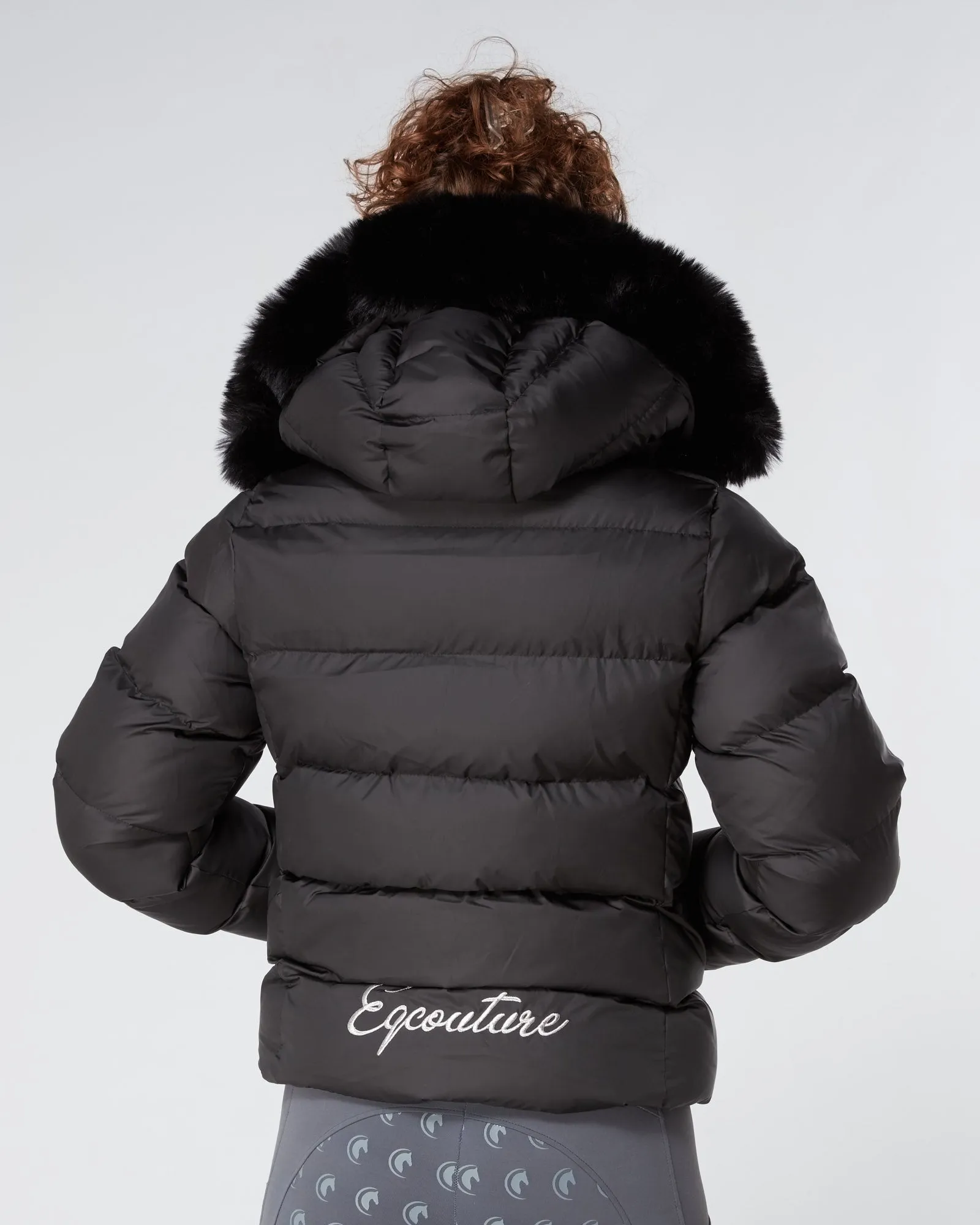 Exclusive Short Black Puffer Coat 3.0 / Jacket - Detachable Hood & Faux Fur