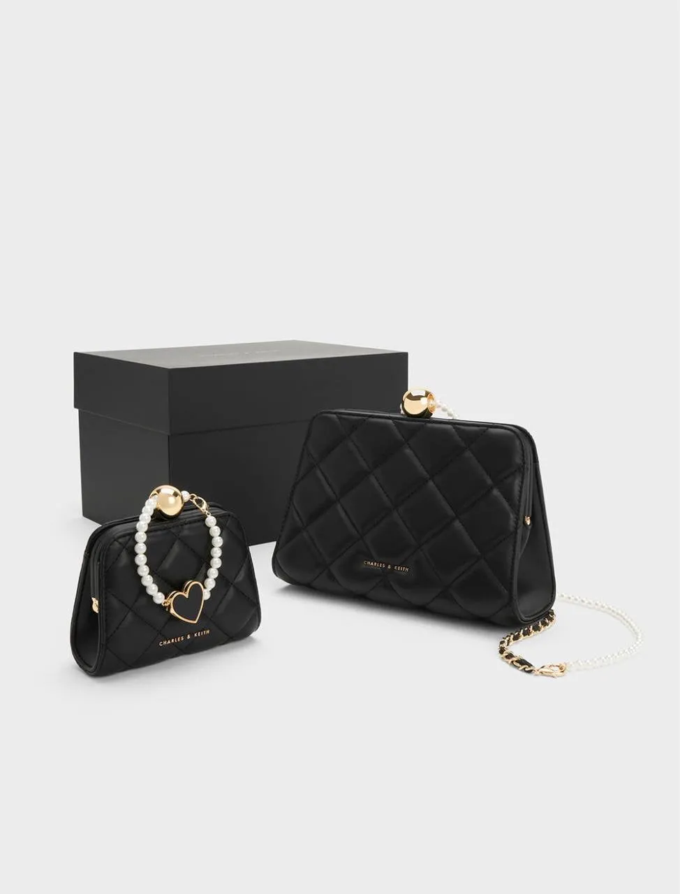 Gift Set Mini Quilted Chain Bag