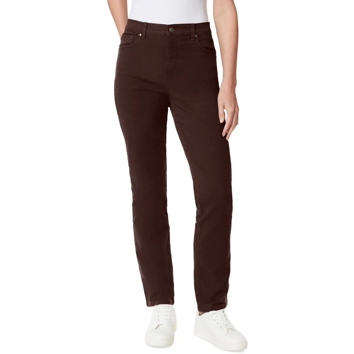 Gloria Vanderbilt Womens Amanda Classic Rise Tapered Leg Jeans