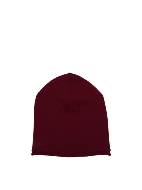 Glossy Knit Hat - Red Velvet