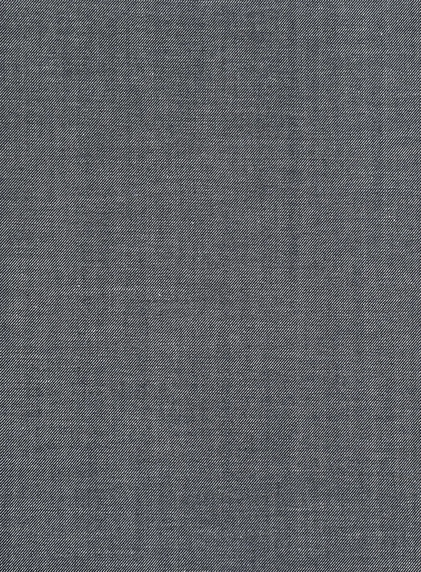 Italian Cotton Lycra Denim Gray Blue Pants