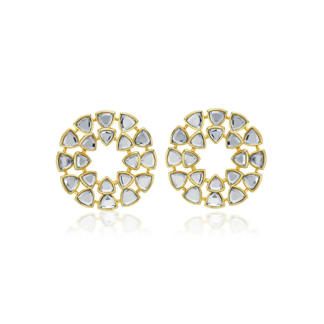 Jugni Dazzling Mirror Studs