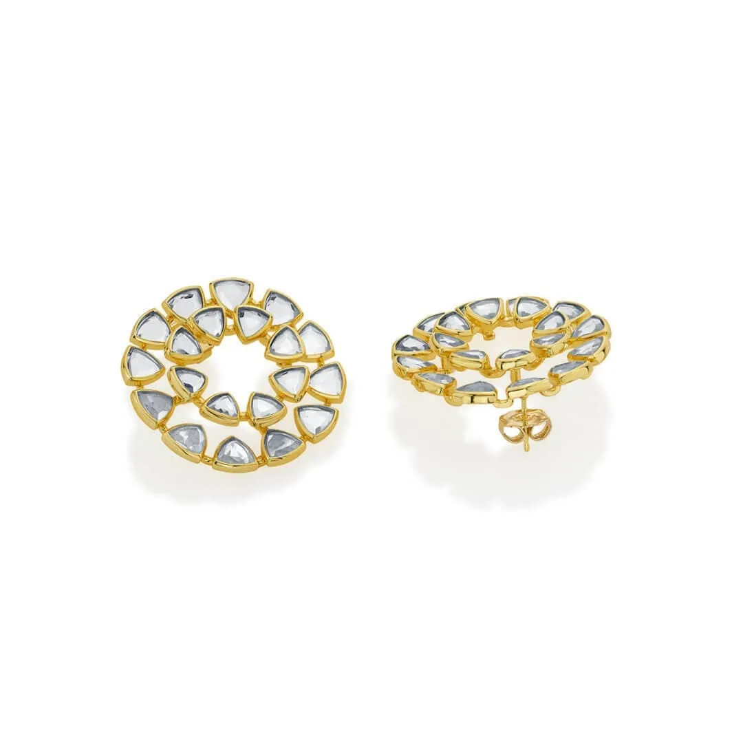 Jugni Dazzling Mirror Studs