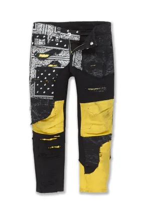 Kids Paisley Denim (Pollen)