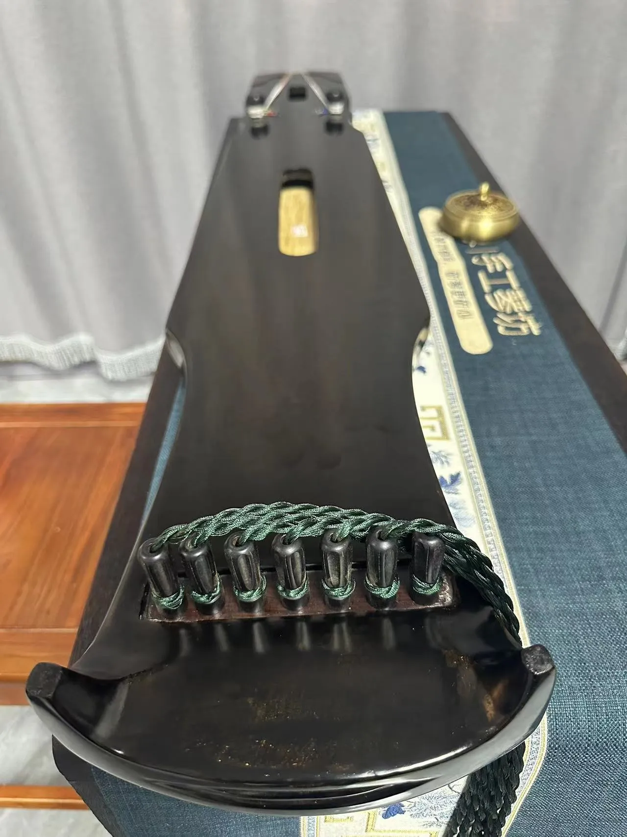 LANDTOM High-Level/Concert level pure handmade Zhongni style 100  years aged wood Guqin/Chinese zither by famous master
