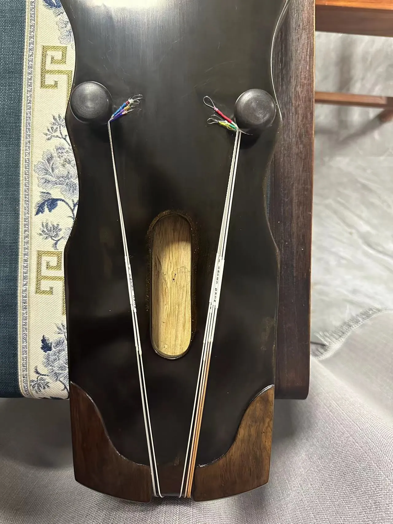 LANDTOM High-Level/Concert level pure handmade Zhongni style 100  years aged wood Guqin/Chinese zither by famous master