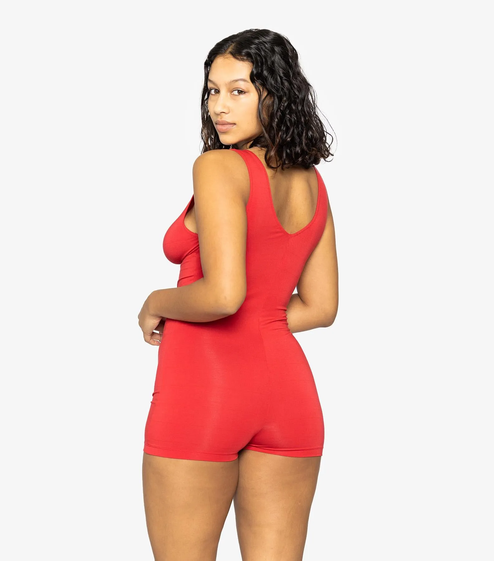 Last Chance Ramona Lounge Playsuit - Crimson