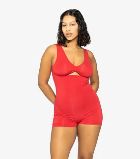 Last Chance Ramona Lounge Playsuit - Crimson