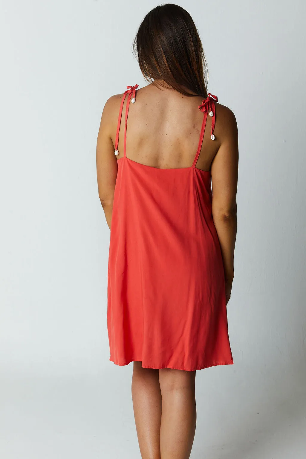 Marin Romper // Crimson