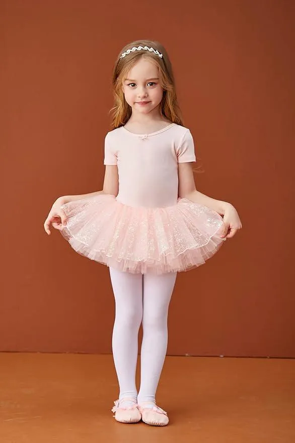 MdnMd Pink Tutu Dance Dress for Kids
