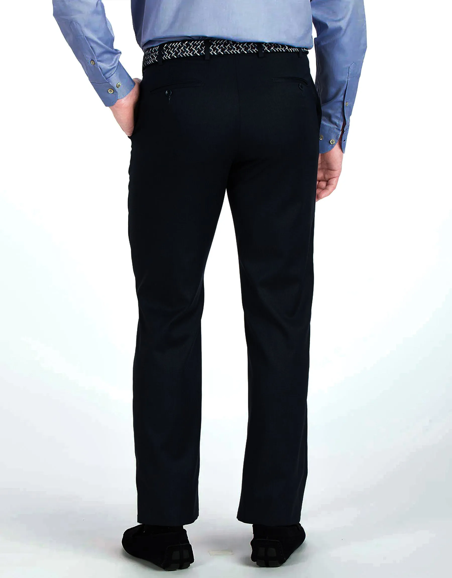 Men's Gents Dress Pant - BLACK