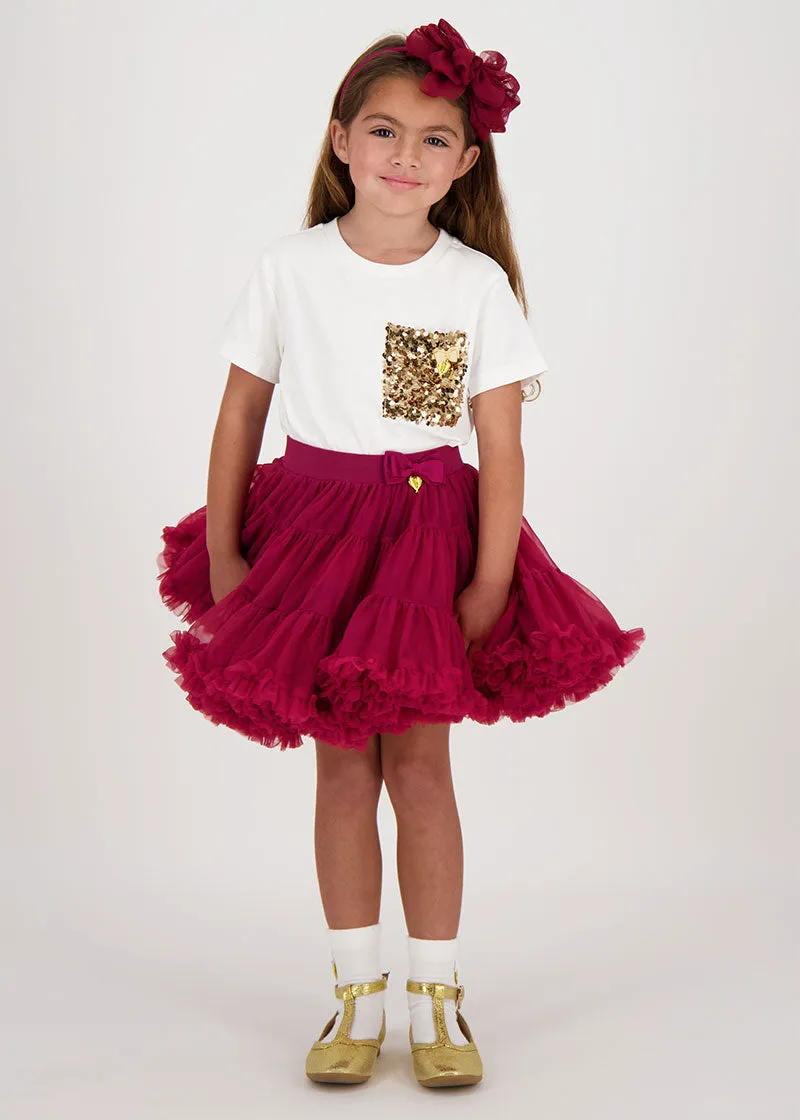 Pixie Tutu Skirt Tibetan Red