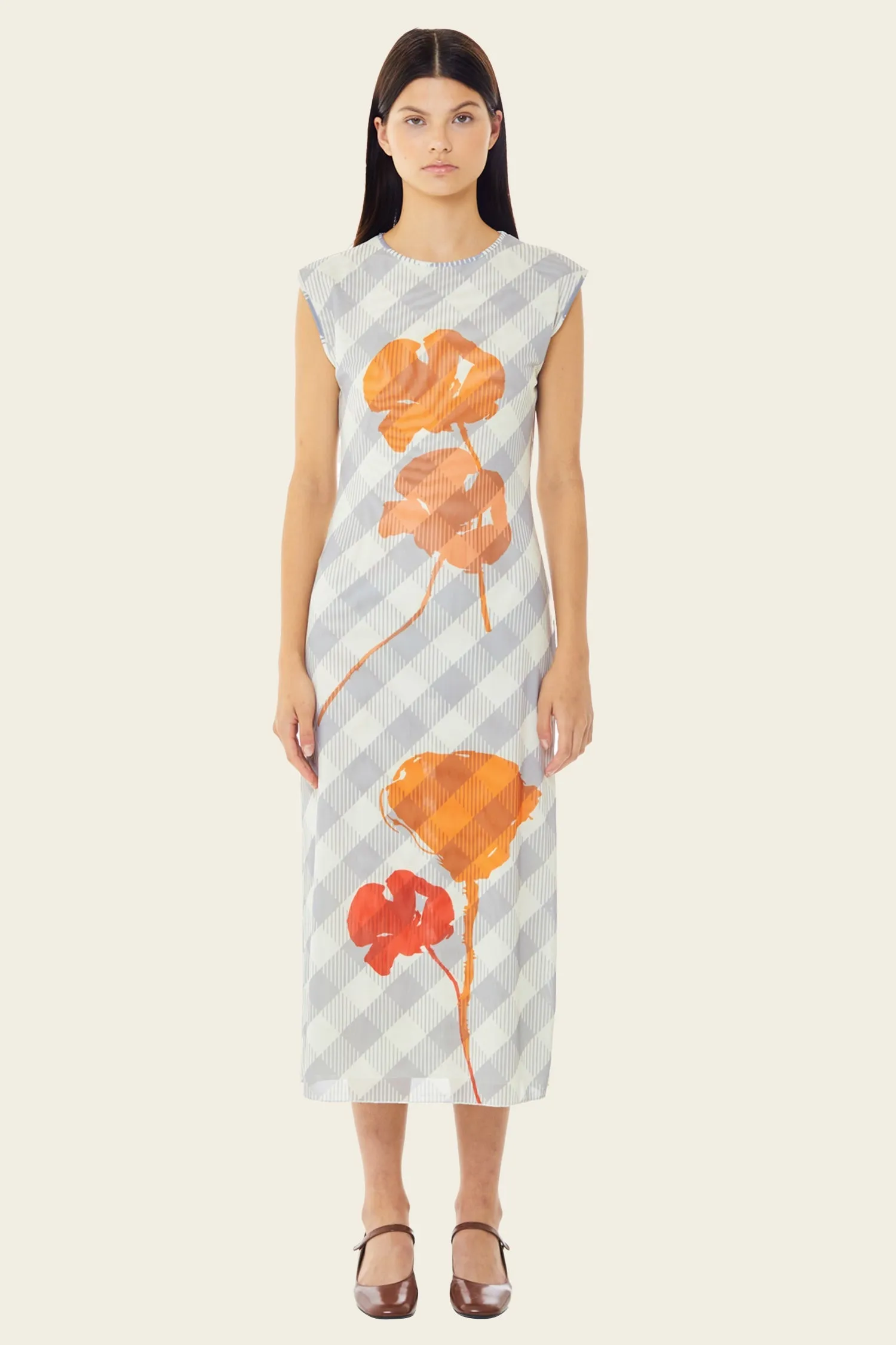Poppy Mesh Midi Dress