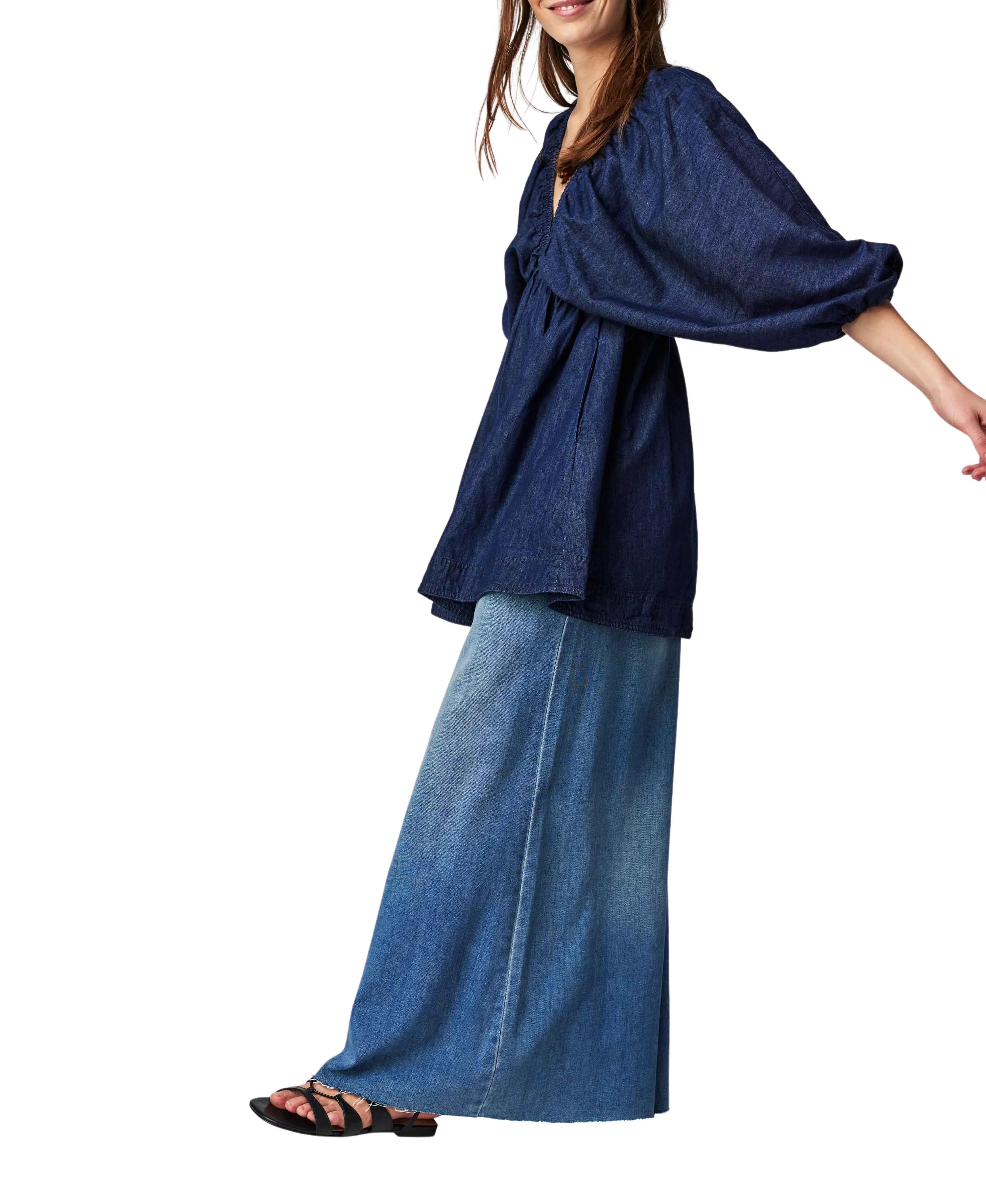 Portia Denim Mini | Indigo Dark Rinse