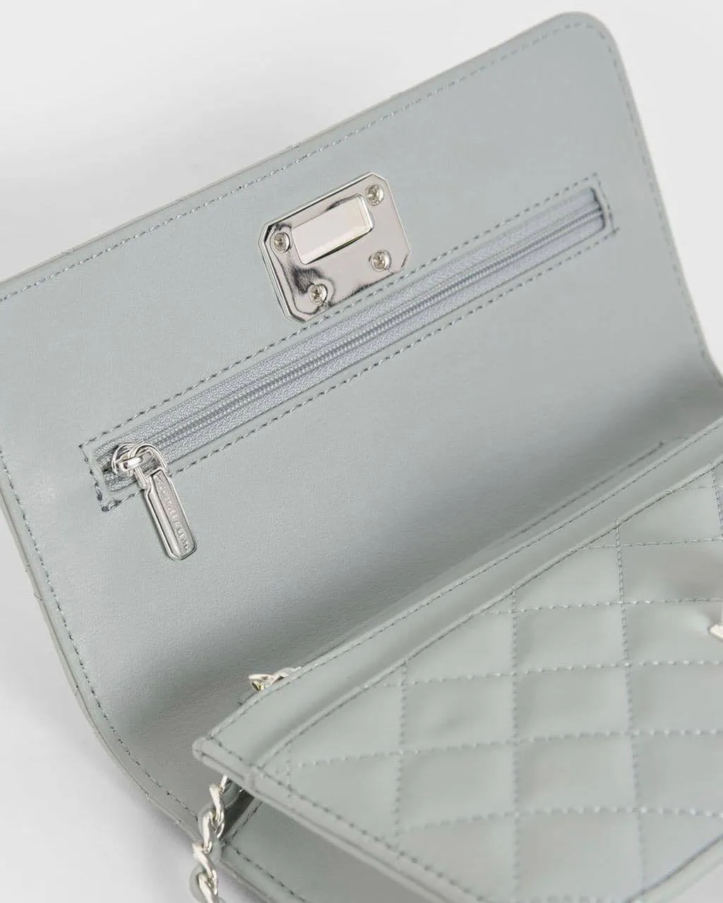 Quilted Flip-Lock Clutch