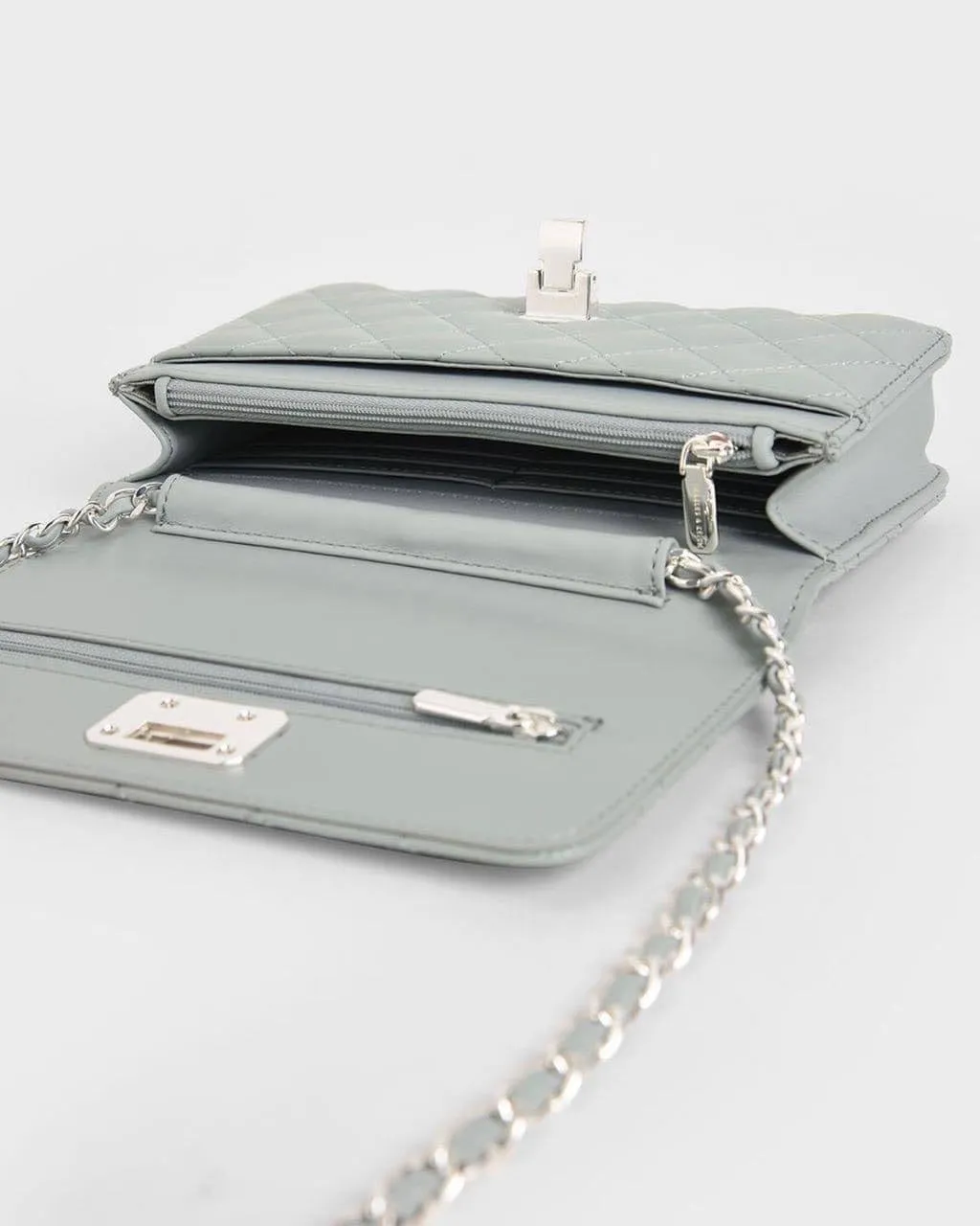 Quilted Flip-Lock Clutch
