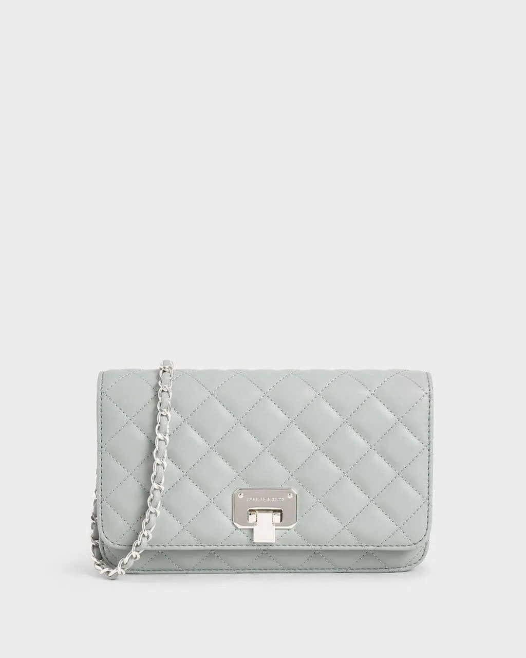 Quilted Flip-Lock Clutch