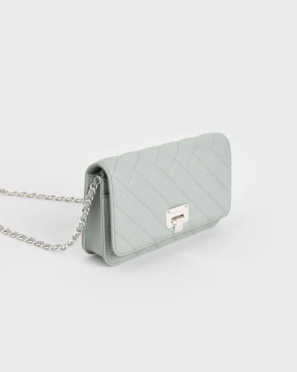 Quilted Flip-Lock Clutch