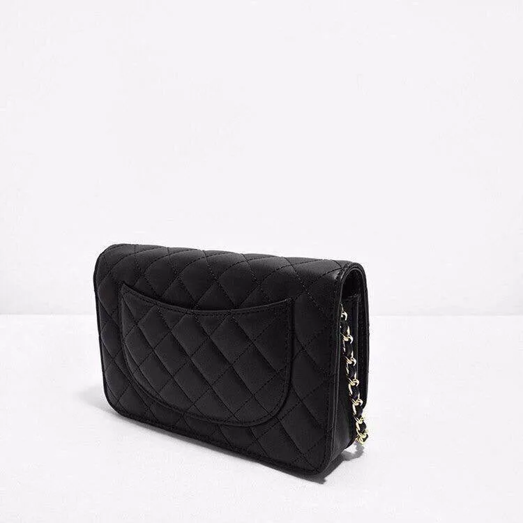 Quilted Flip-Lock Clutch