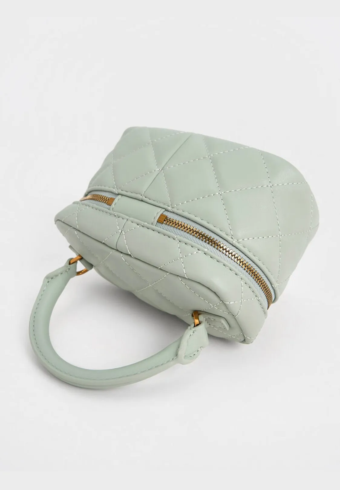 Quilted Round Pouch