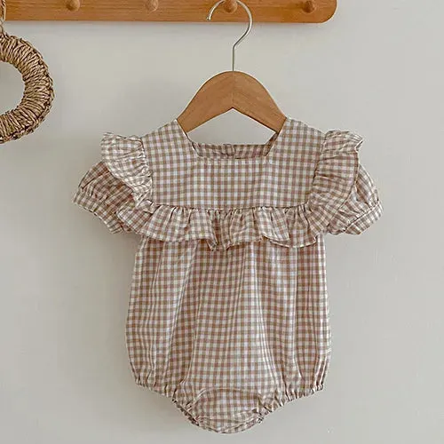 "Emily" Baby's Nature-Inspired Bubble Romper