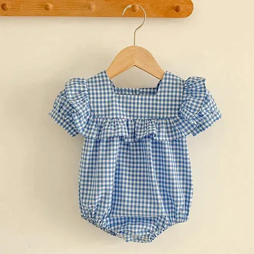 "Emily" Baby's Nature-Inspired Bubble Romper